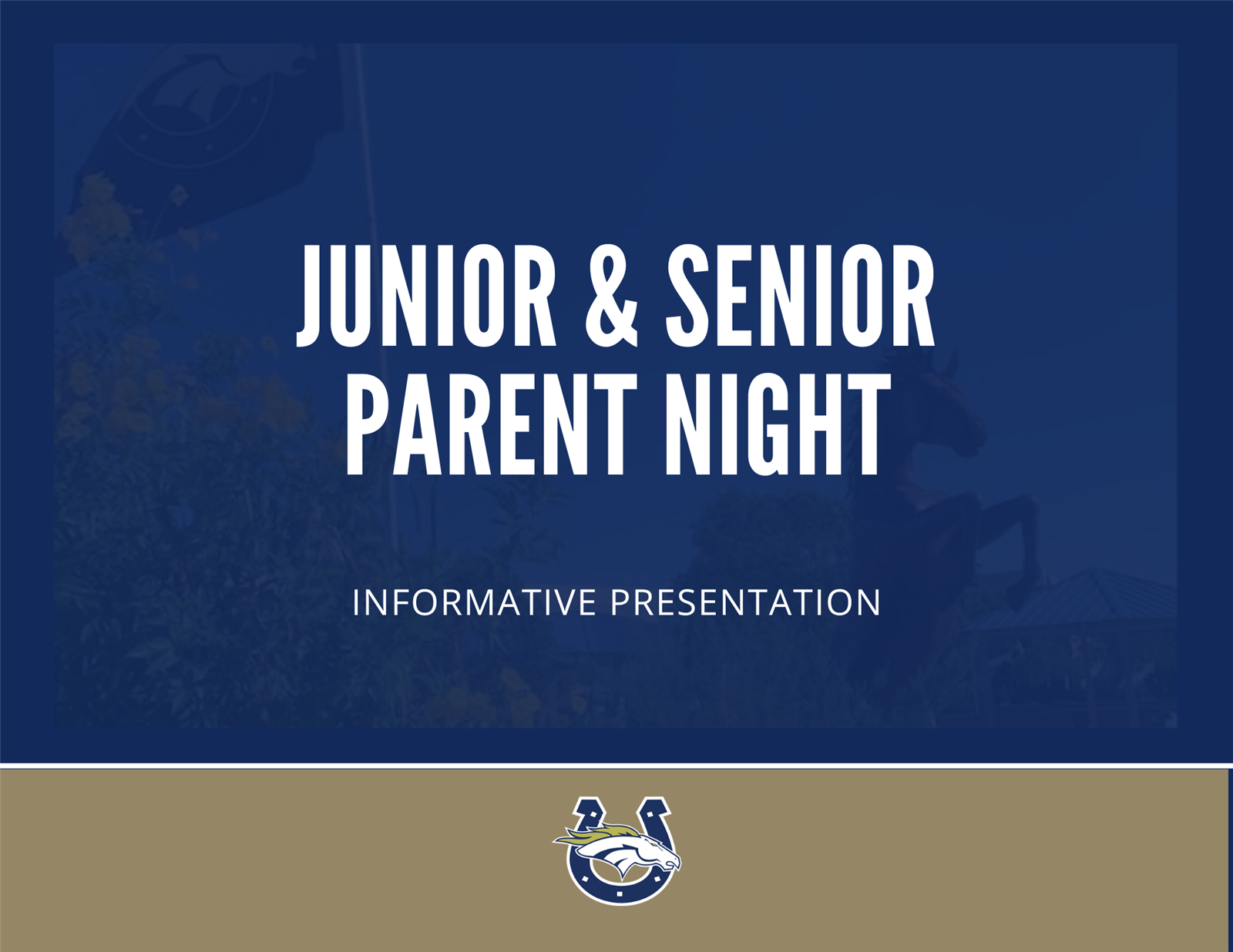  Junior & Senior Parent Night